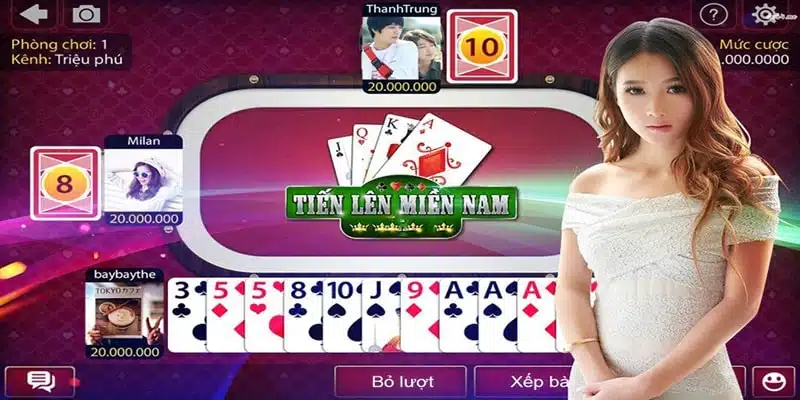 Tiến lên miền Nam có lối chơi dễ hiểu 